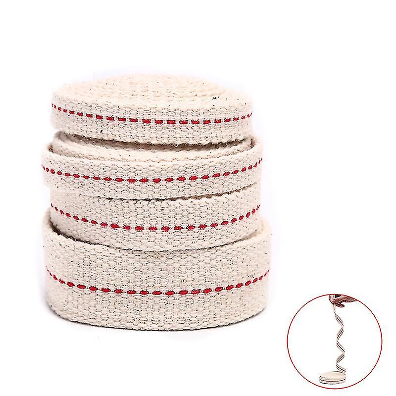 Lampe au kérosène de 1m Mèche tressée Mèche en coton plat Lampe à huile Mèche pour lampe à huile