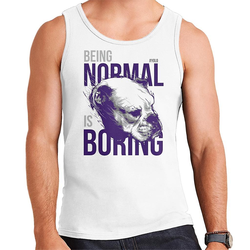 Normal Is Boring Bulldog Men's Vest