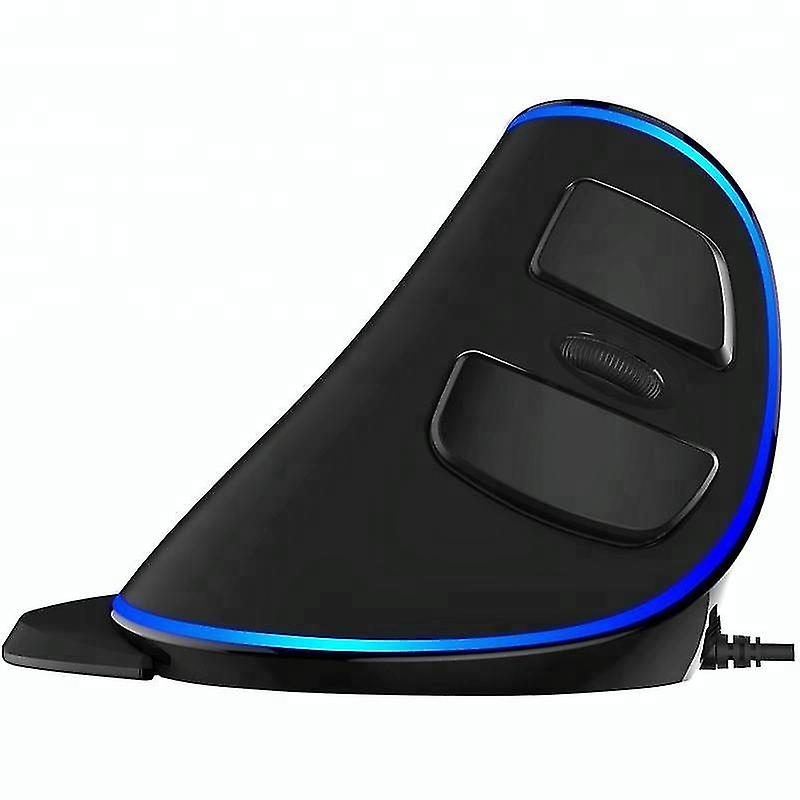 Ergonomic Mouse, Wired Large Vertical Mouse With Buttons, Removable Wrist Rest, 4000dpi And On-board Software Reduce Hand Strain, For Carpal Tunnel(b