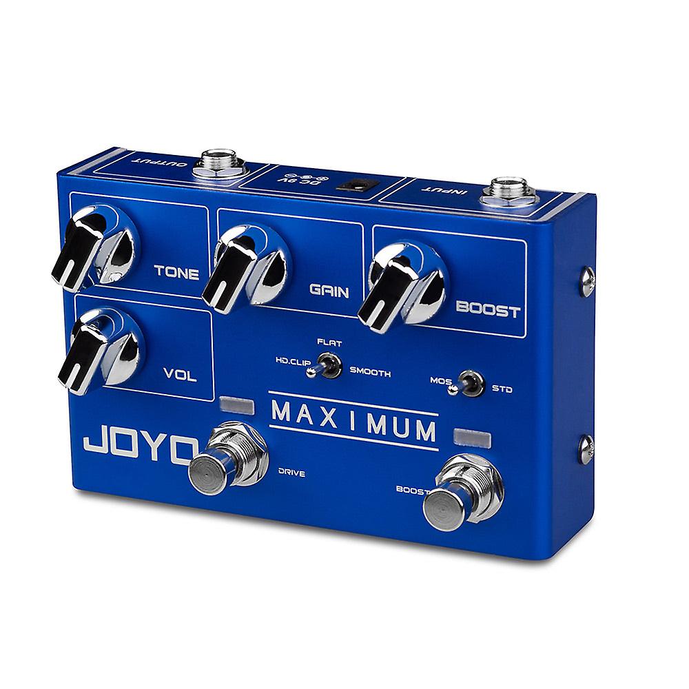 Joyo R-05 Maximum Overdrive Pedal Guitar Effect Pedal Wild Overdrive Distortion Effect Music Instruments Effector Loop Box