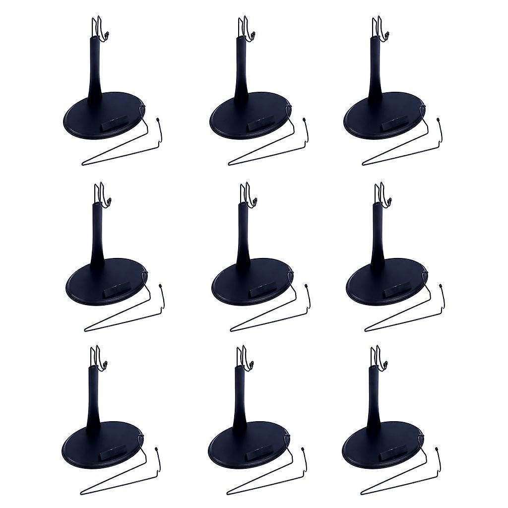 1/6 Display Stand Holder fit for Action Figure Black U-Type+Ring-Type x9