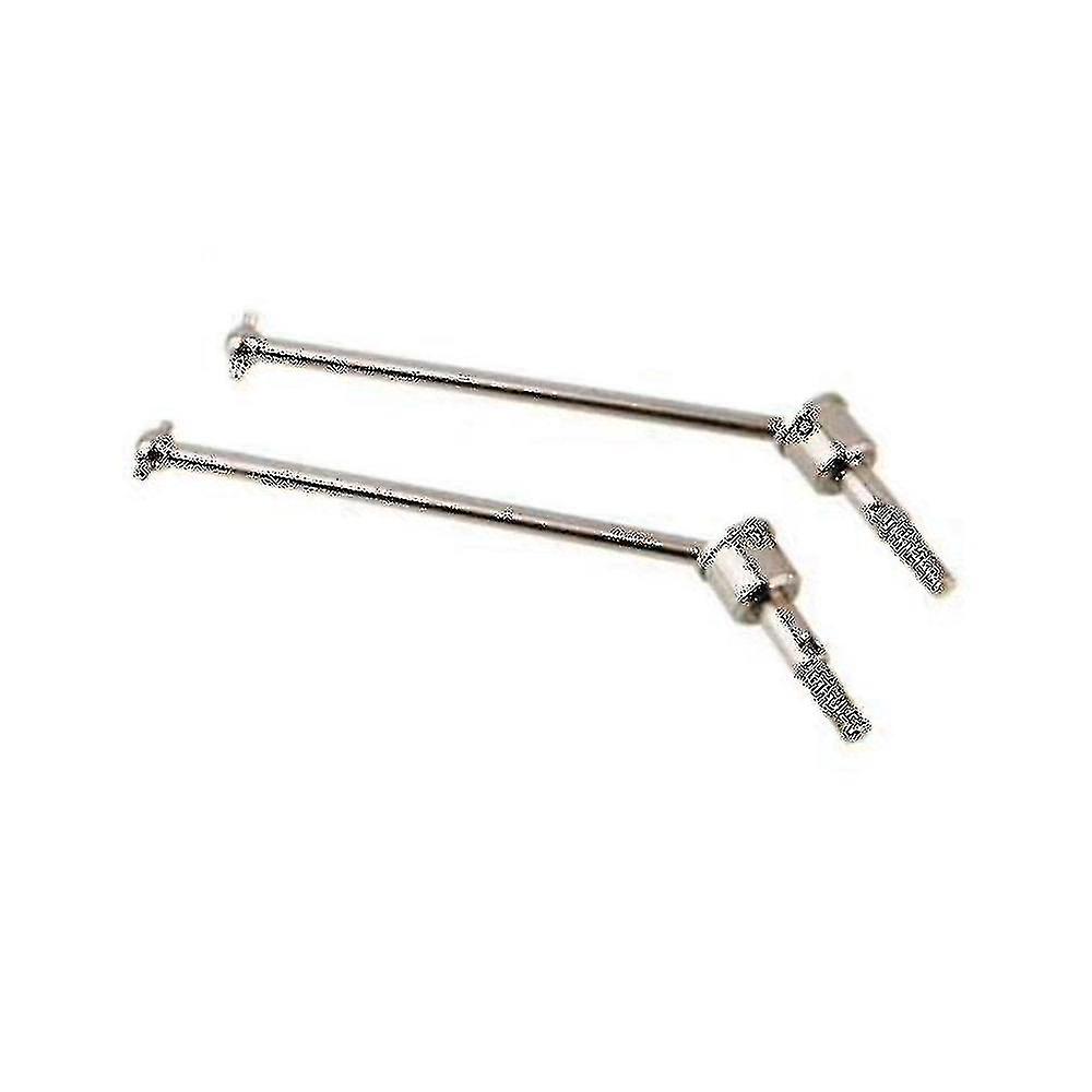 2 Pcs For 94166 94177 1/10 Off-road Vehicle Upgrade Universal Rotating Shaft,silver