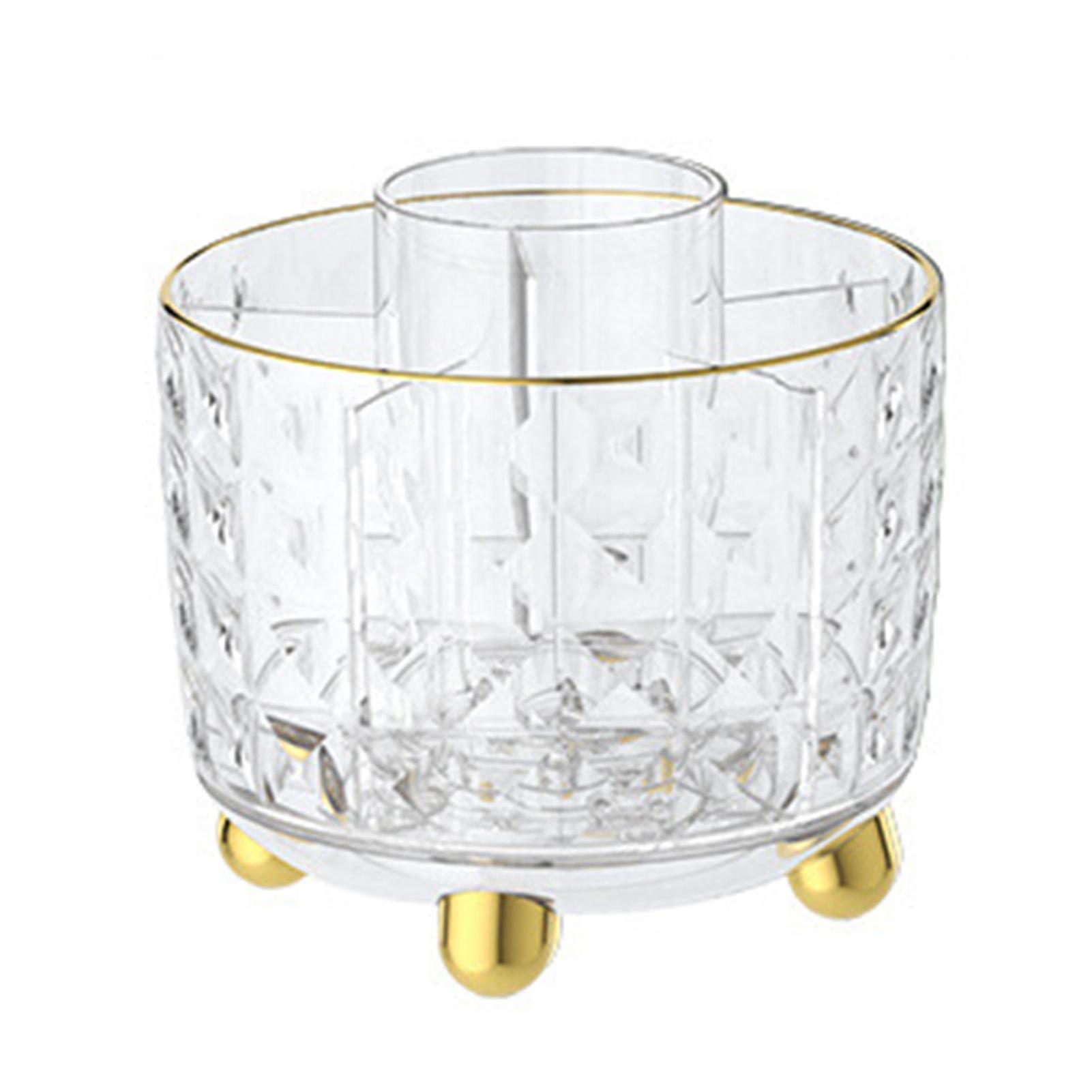 Desktop Makeup Brush Holder Rotating Makeup Brush Storage