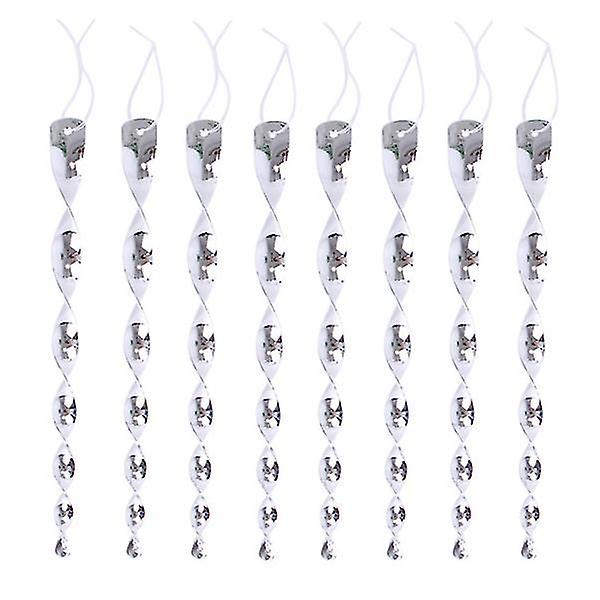 8pcs Screw Type Bird Repellent Rods Practical Bird Blinder Deterrent Scare Rods