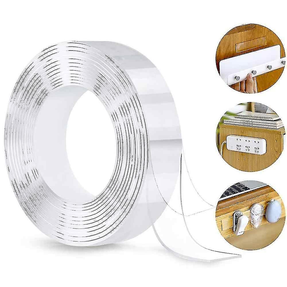 Nano Clear Magic Dubbelzijdige Gel Tape Traceless Verwijderbare Wasbare Zelfklevende Diy