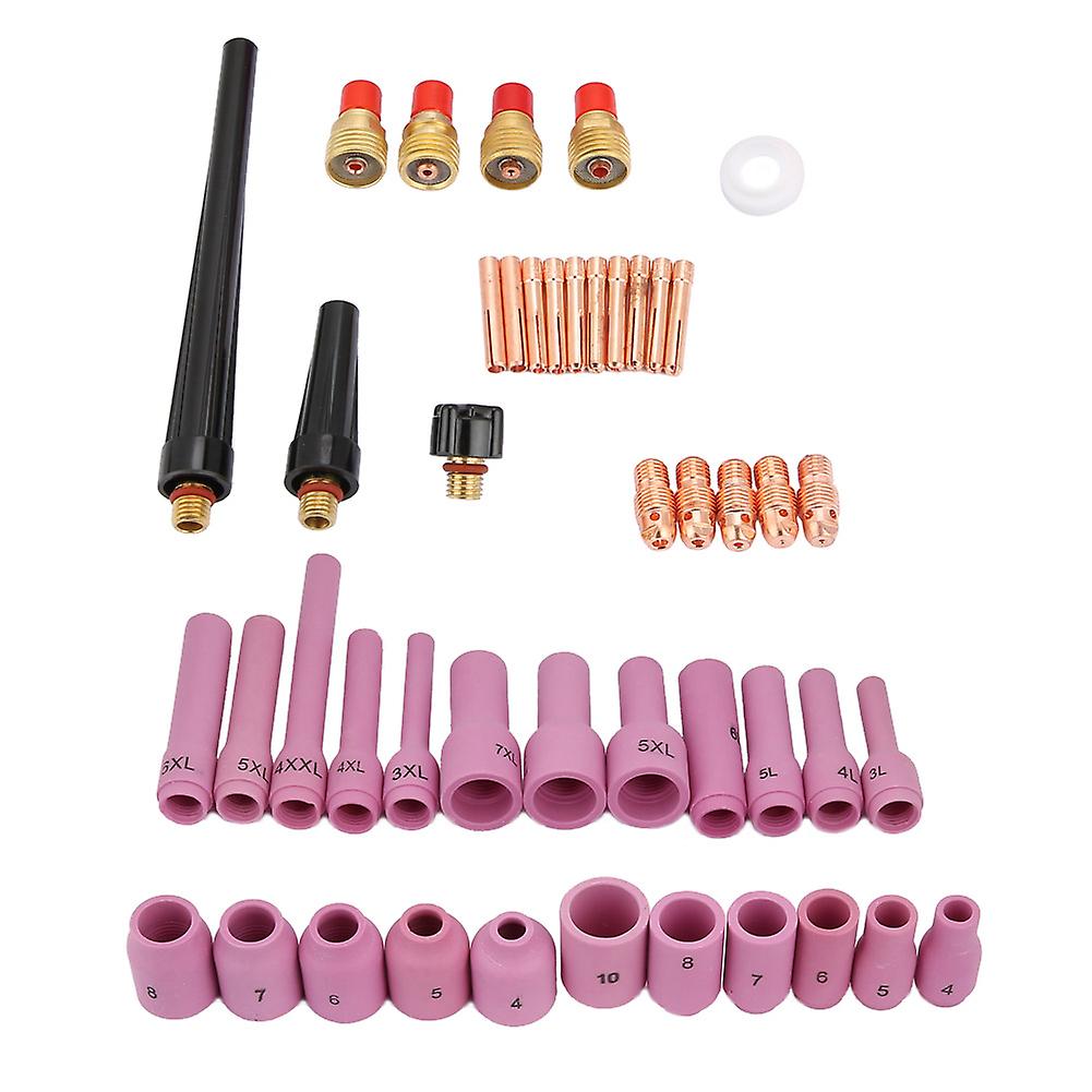 46pcs WP-9/20/25 TIG Welding Torch Ceramic Consumables Set