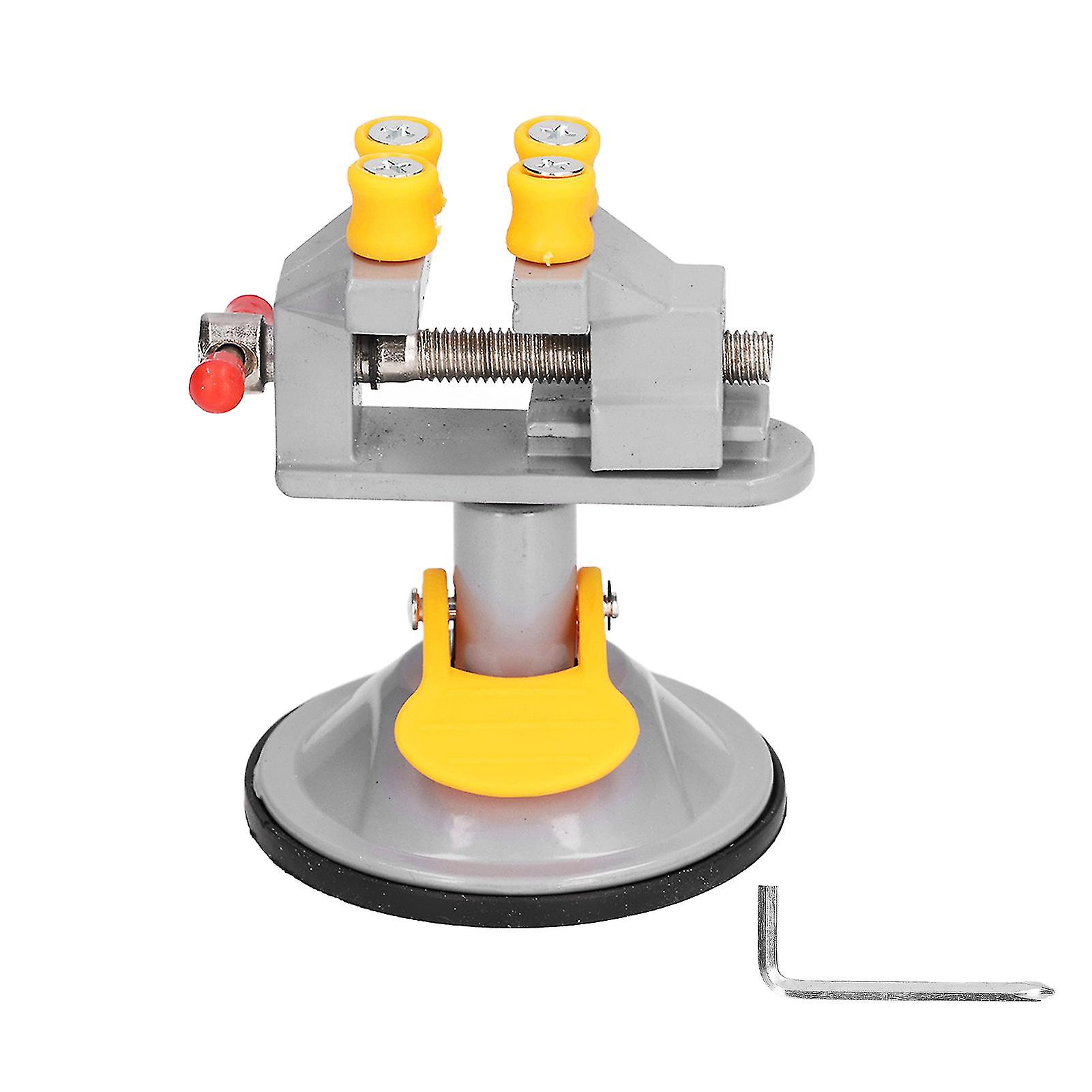 Suction Cup Carving Vise Universal Mini Drill Press Vises for Desktop 360 Degree Rotation