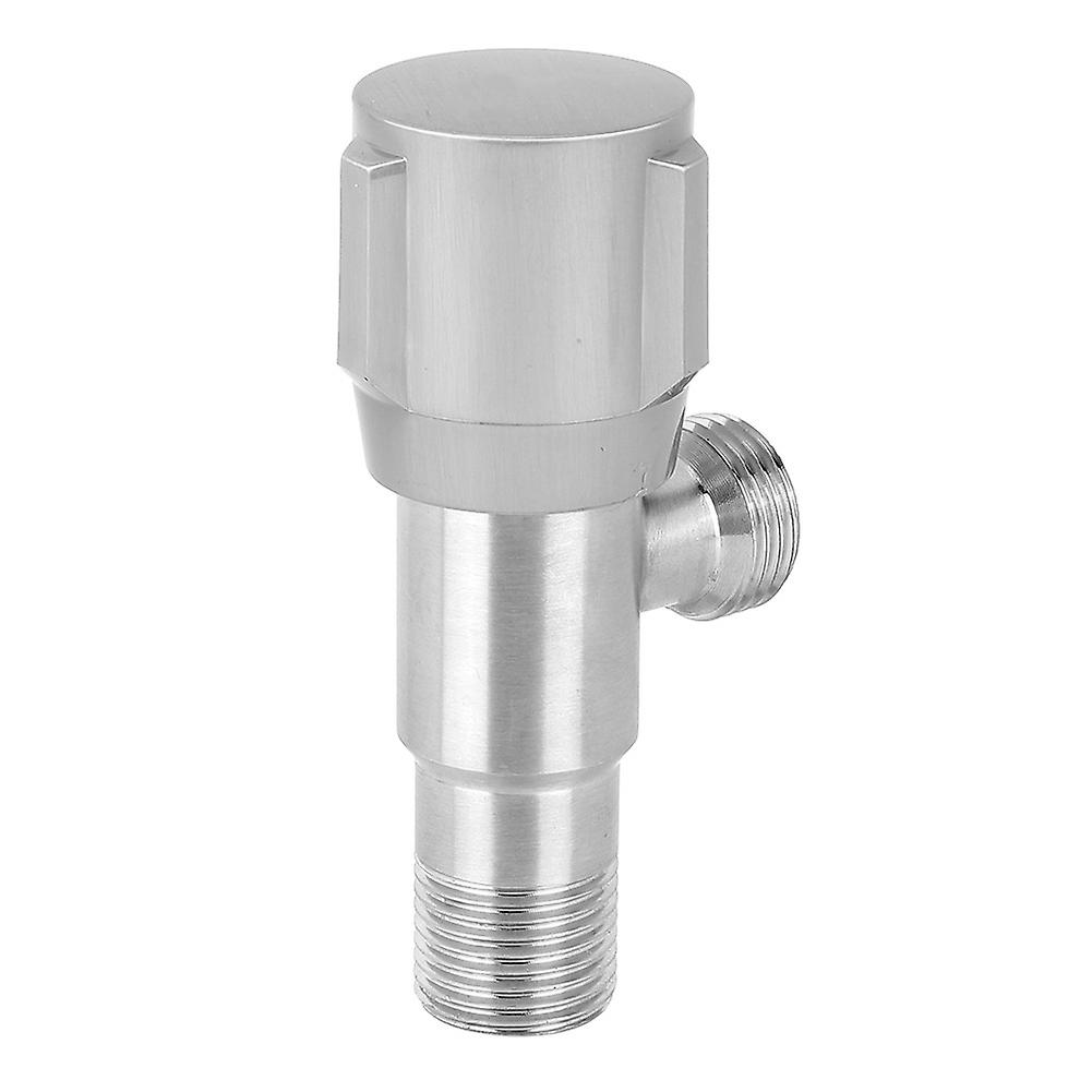 Stainless Steel Angle Stop Valve G1/2" Thread Faucet Accessories Toilet Water Heater