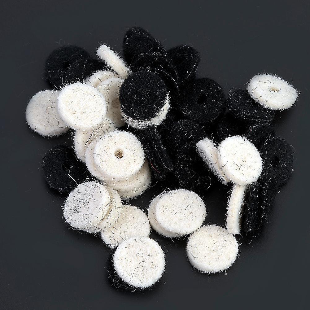 50-Pack Wool Strap Locks Buckle Protector for Guitar Bass 13mm