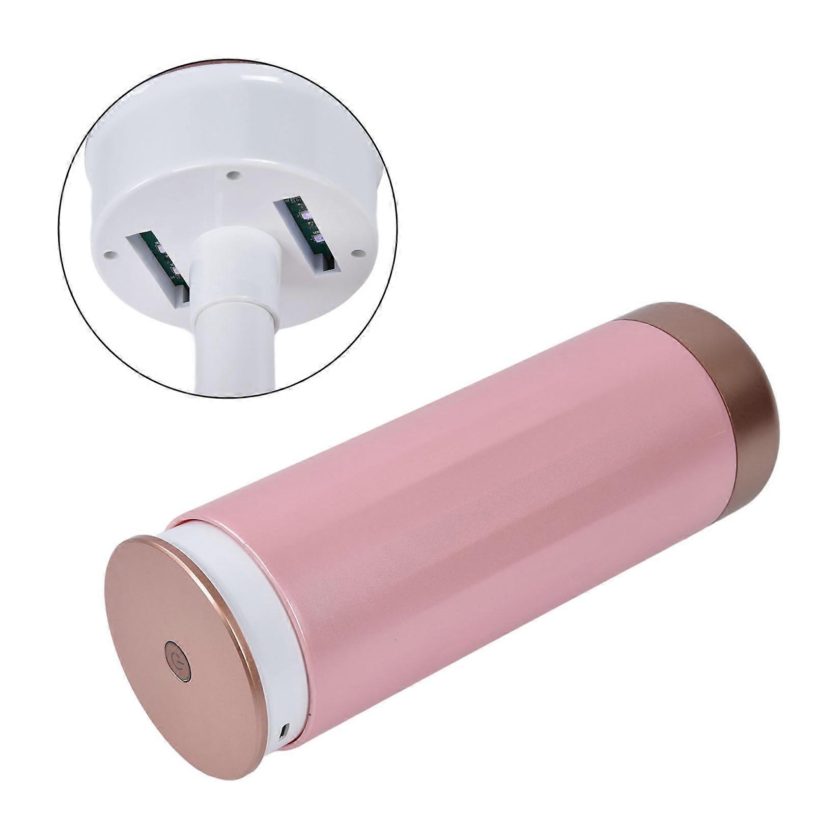 Tragbare rosa Make-up-Pinsel-Aufbewahrungsbox 400mAh USB Typ C LED