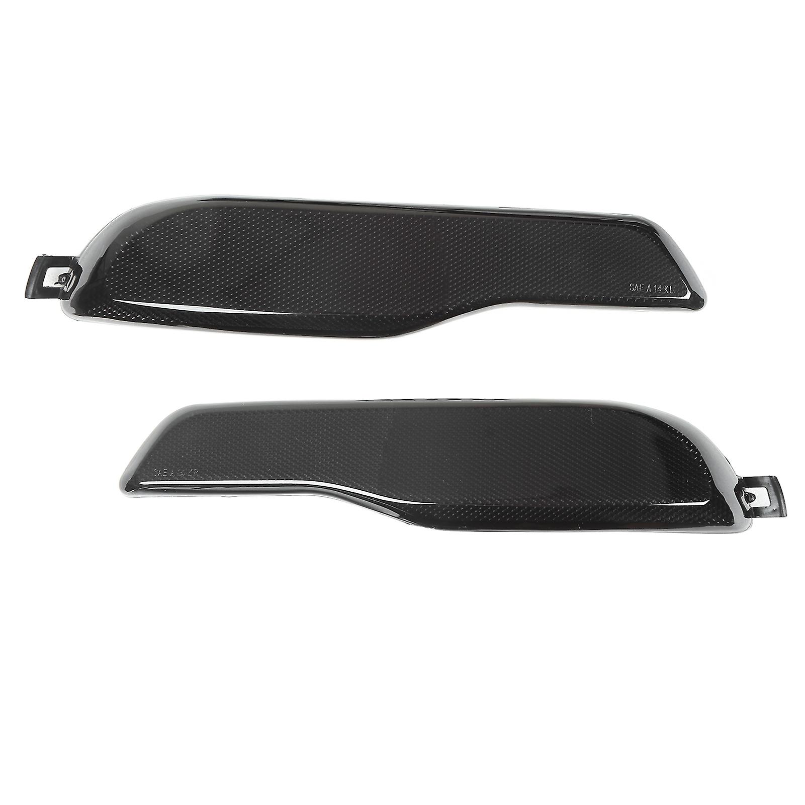 Smoky black bumper reflector for Jeep Cherokee KL, left right pair