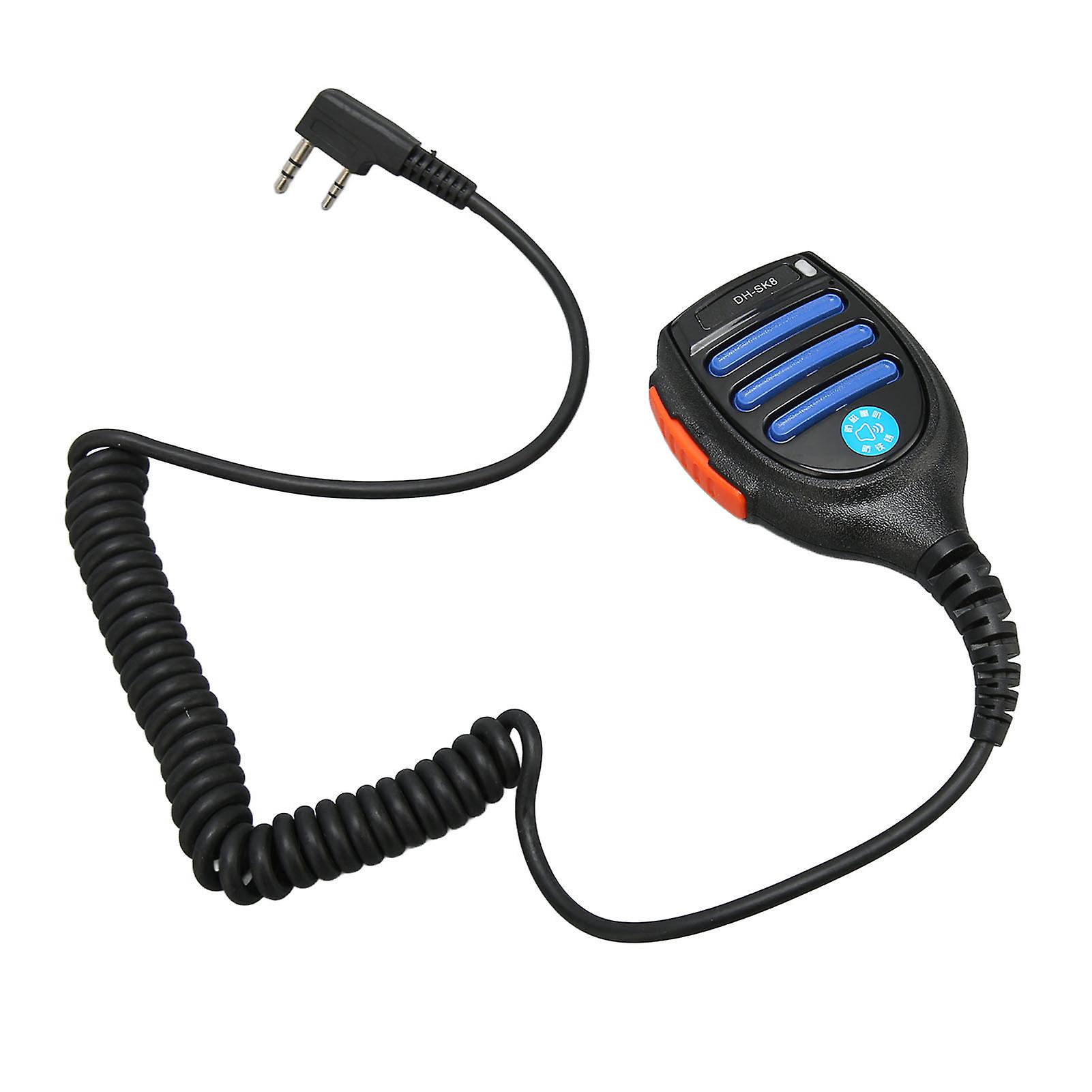 Waterproof 2 Pin Shoulder Speaker Mic for BaoFeng Kenwood Retevis Arcshell Radios