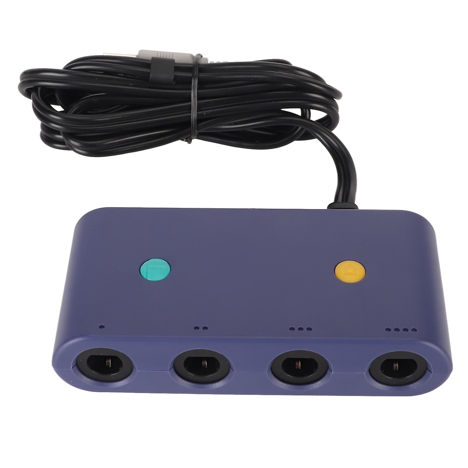 3-in-1 GameCube Controller Adapter for Switch, WiiU, and PC with Turbo Boost Function