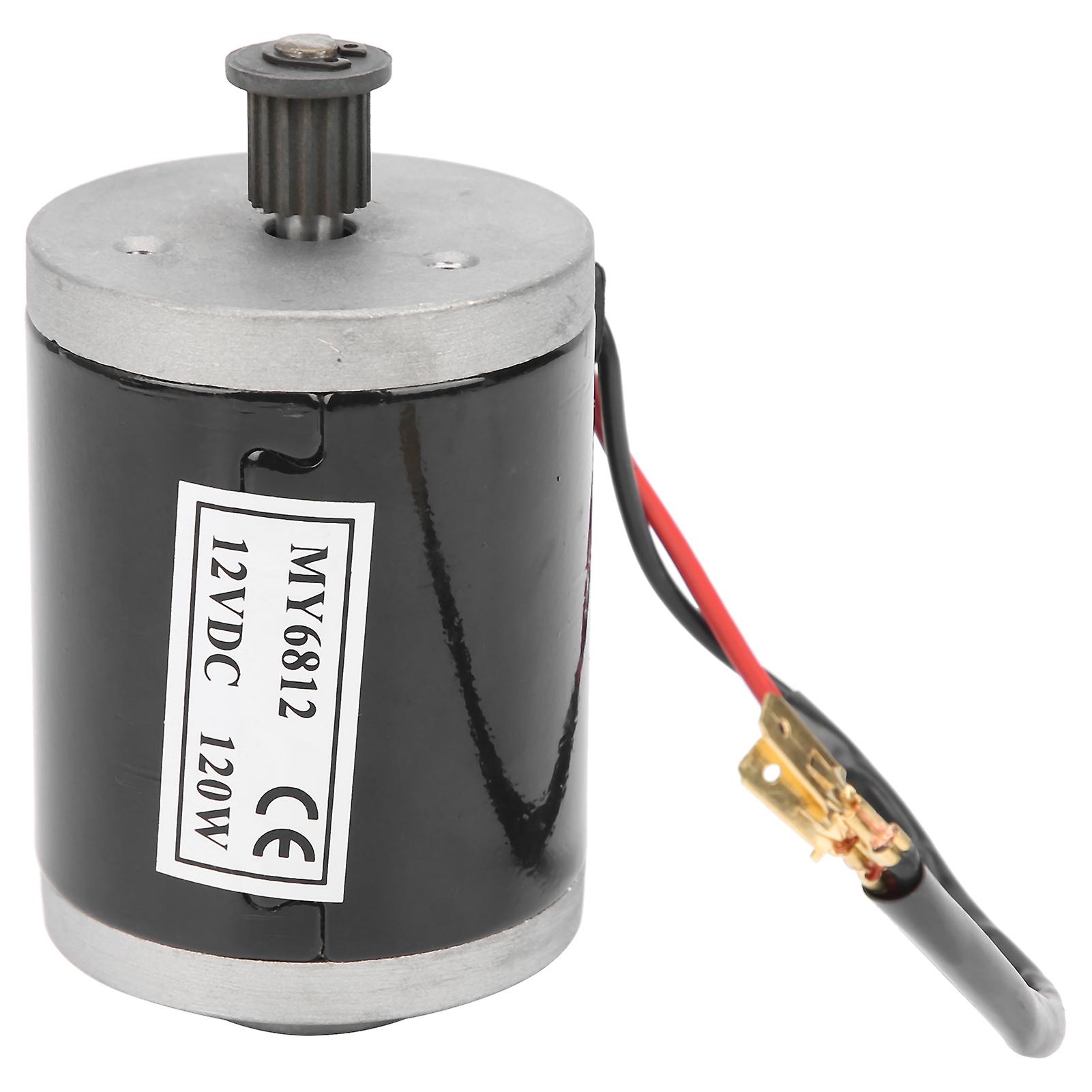 MY6812 12 فولت 120 واط سكوتر كهربائي صغير محرك نحى عالي السرعة مع بكرة الحزام