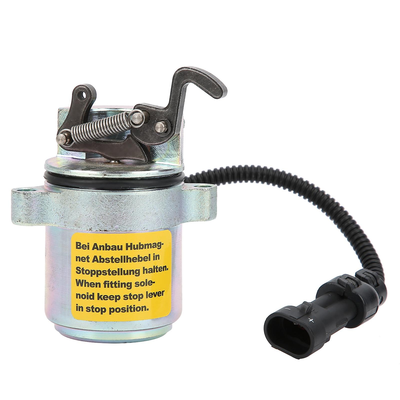 Shutdown Sole Valve for Engine Control Stop Shut Off Accessories 0427-2956 12V