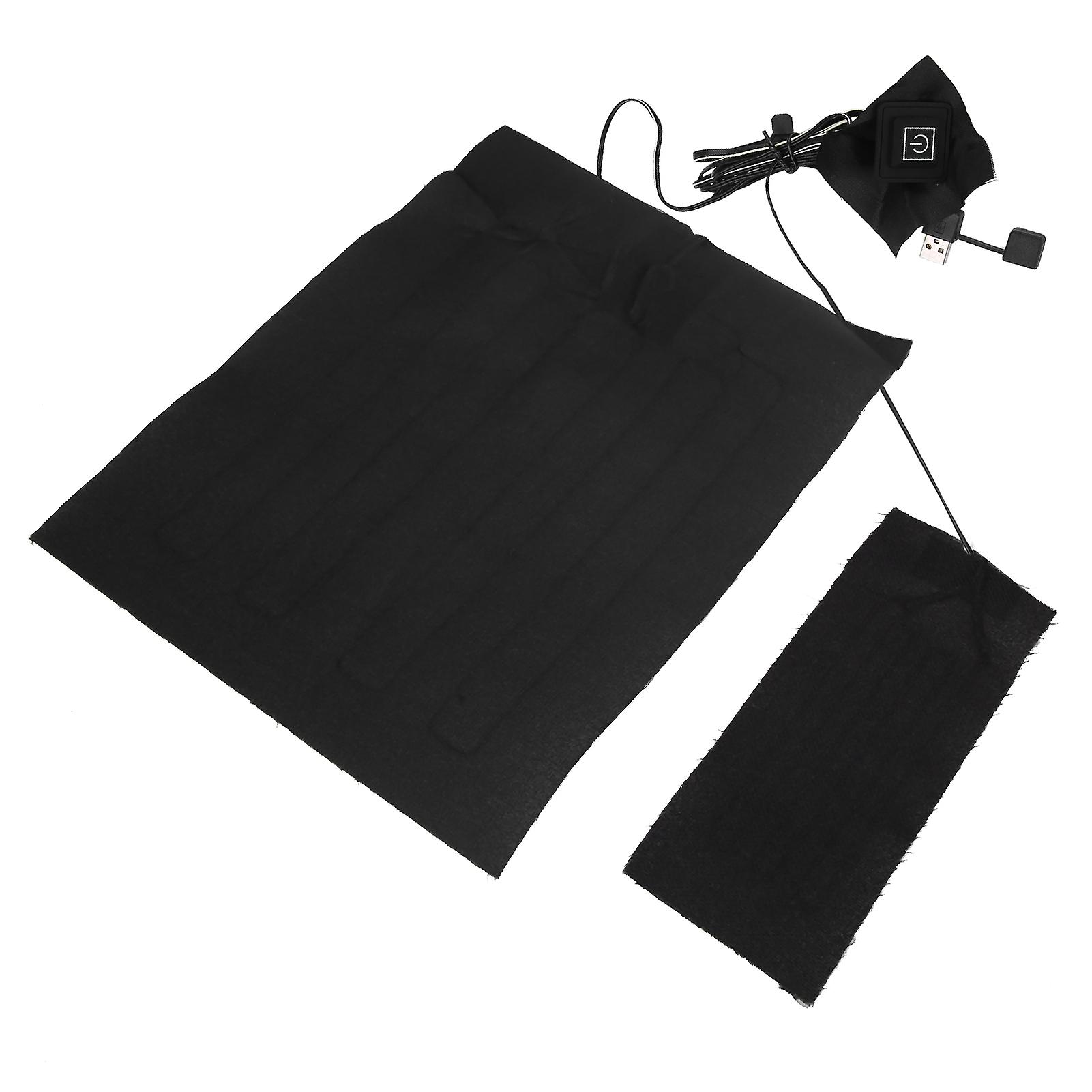 Electric Heating Pad Temperature Adjustable USB Heating Cloth Waterproof for Clothes Vest