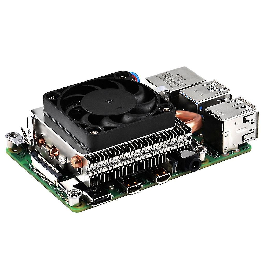 Ice Tower Cooler Pwm Cpu Cooling Fan Copper Pipe Heatsink For Raspberry Pi 4b