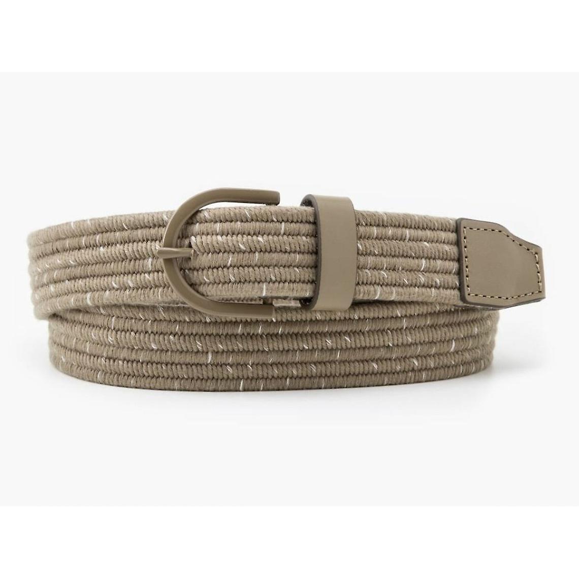 Ceinture Ajustable Taupe En Toile