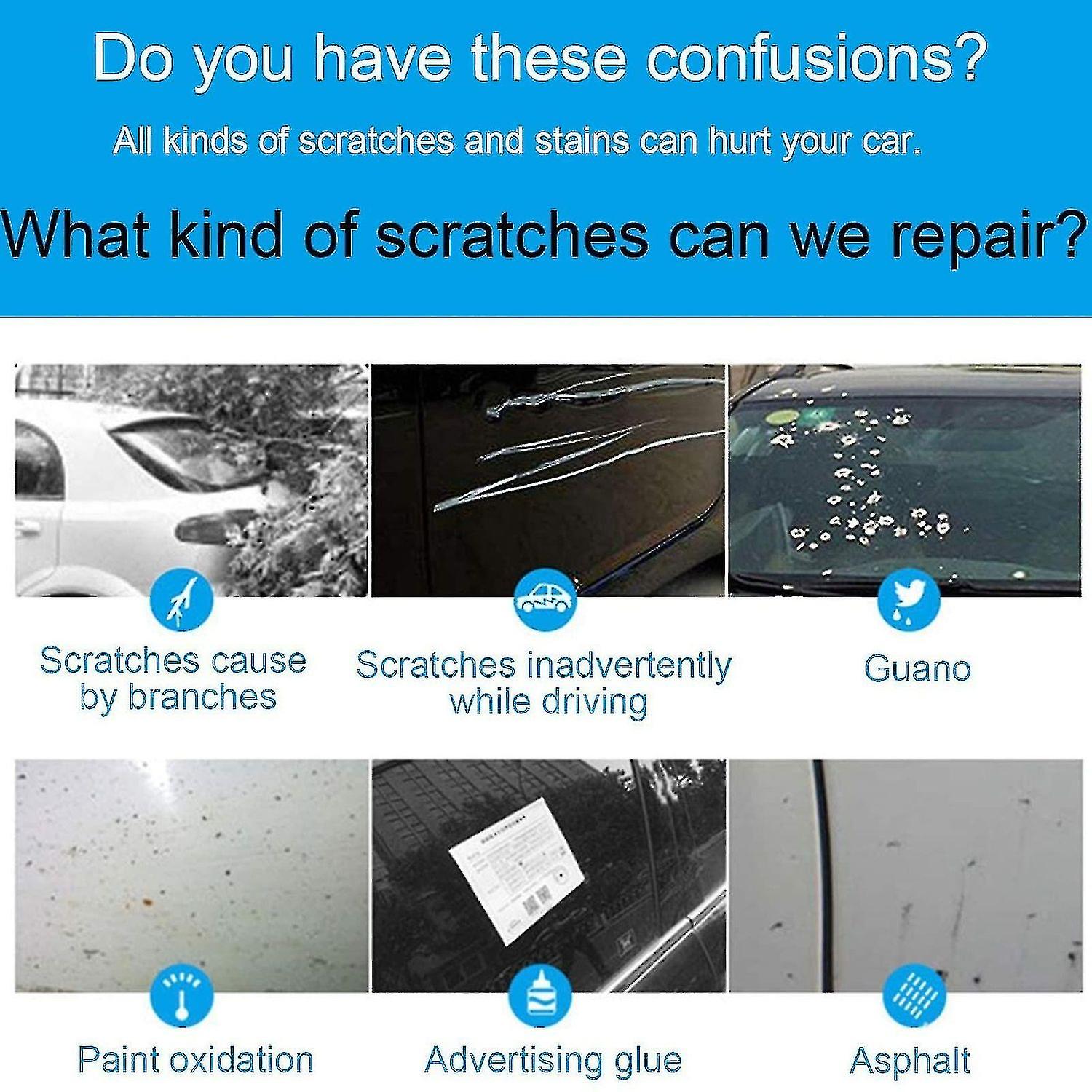 2pcs Nano Sparkle Cloth, Nano Sparkle Cloth For Car Scratches, Multi-purpose Car Scratch Removal Clo