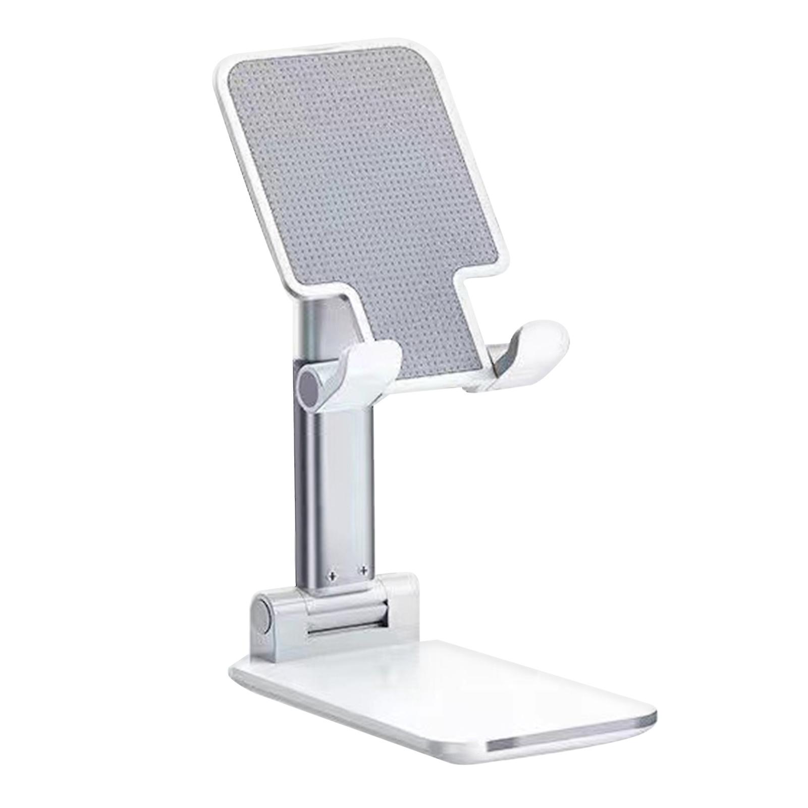 Foldable Desktop Phone Tablet Stand Mobile Desk Holder Portable Sturdy Tablet Holder for Bedroom
