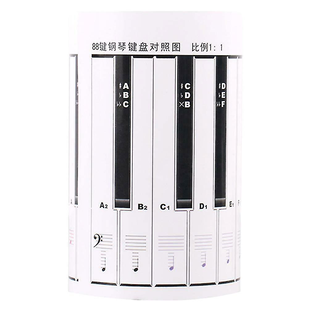 Portable Waterproof Flexible 88 Key Electronic Piano Keyboard Practice Card