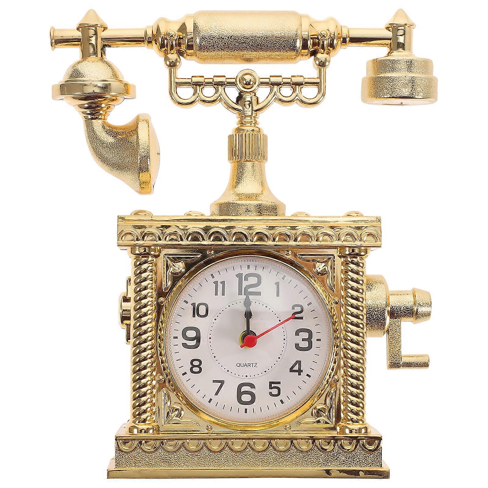 1Pc Mini Alarm Clock Multifunctional Electronic Alarm Clock (Random Color)