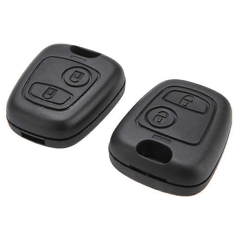 2pcs Remote Car Keyless Key Case Shell For C1 C4 107 207 307 407 206 306 406