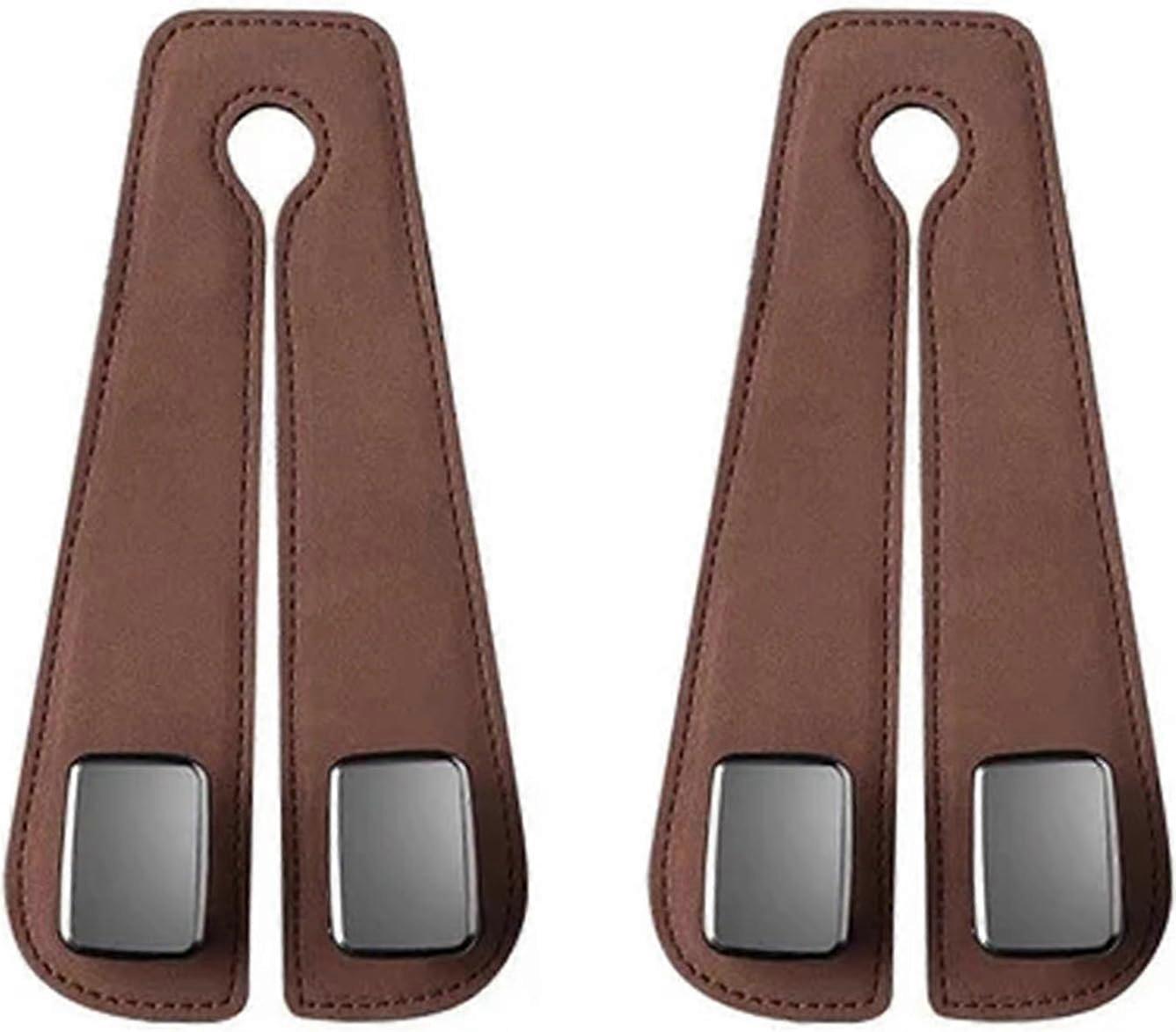 2PCS Car Seat Back Double Hook, Auto Hooks, Car Storage Organiser Bag Hooks, Car Seat Headrest Hanger, Universal Car Handbag Hooks, Multifunctional He