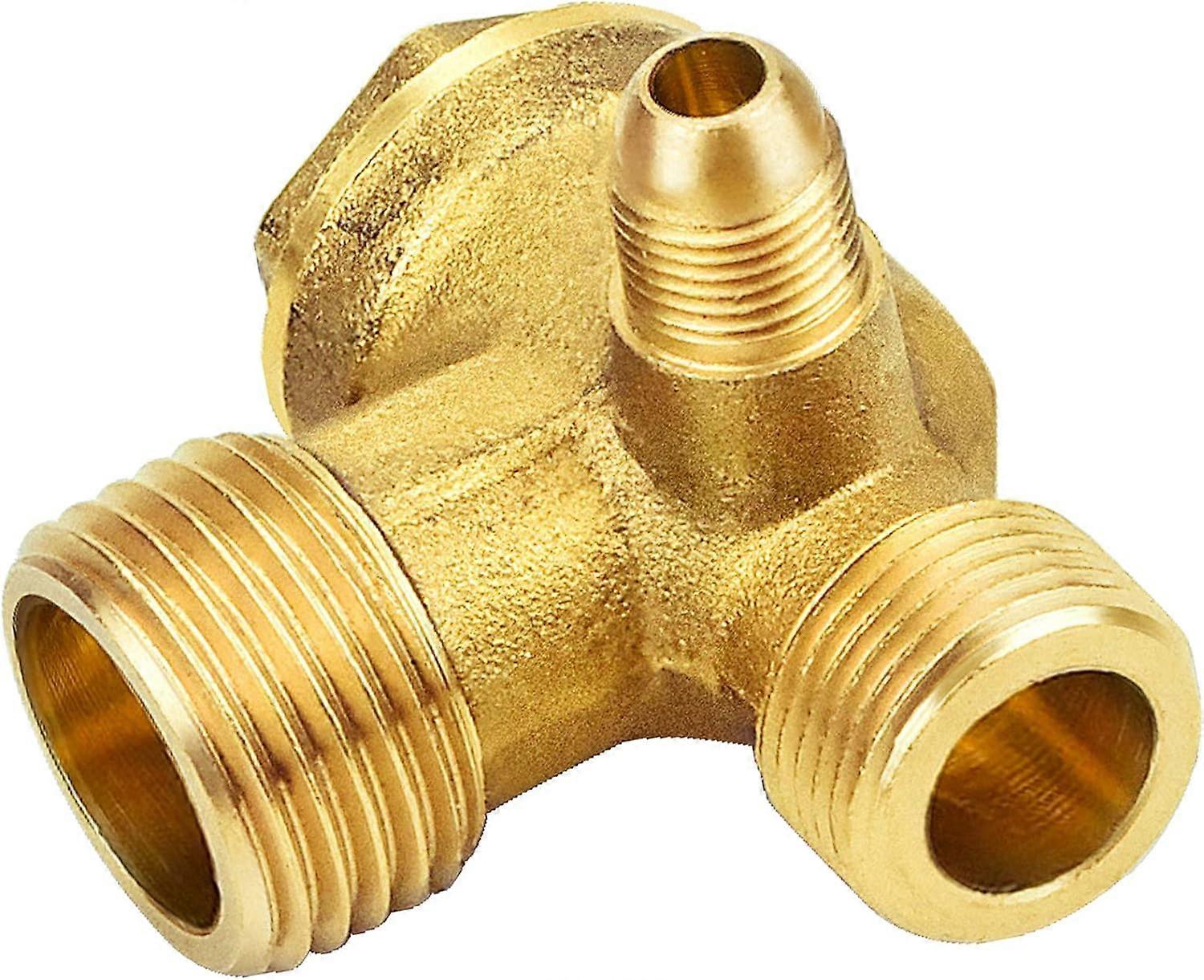 Check Valve Compressor Check Valves Air Compressor Check Valve 3 Port Brass Male Threaded Thread Interface Diameter 20/16/10MM