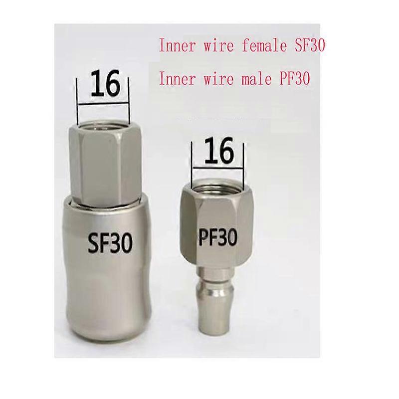 Pneumatic Self-locking Quick-plug High-pressure Air Pump Blowing Dust Oxygen Hose Male And Female Head Small Air Gun Quick Conne