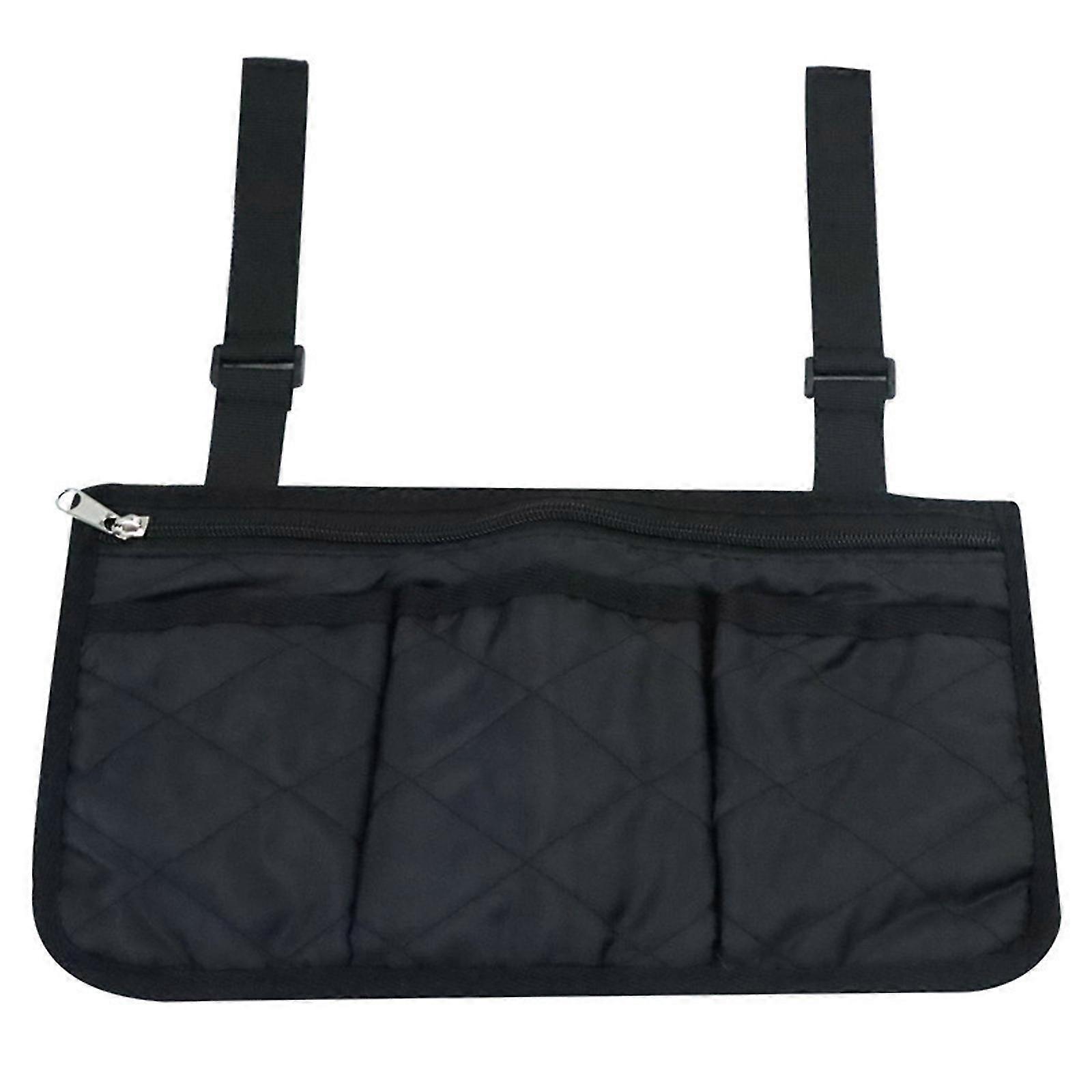 Pyörätuolin sivupussin säilytyspussi käsinojan taskun järjestäjän pidike Fg