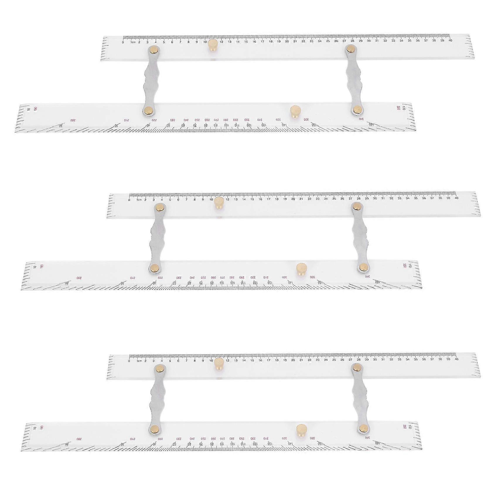 3x Marine Ruler Parallel Ruler Nautical Charts Parallel Ruler Mapping Points To Pull Parallel Ruler