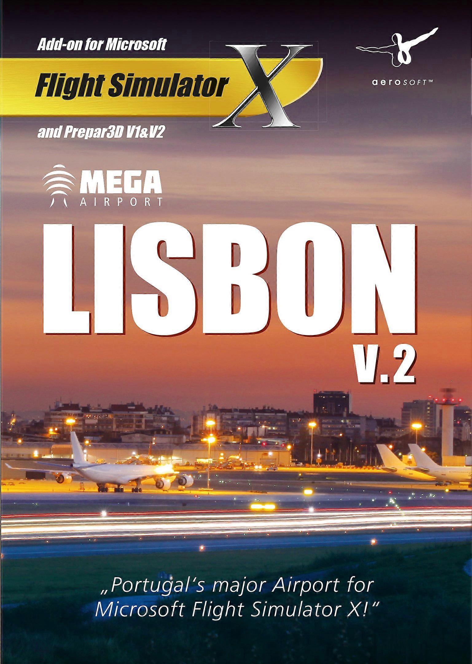 Mega Airport Lisbon Version 2 (PC DVD) - New & Sealed