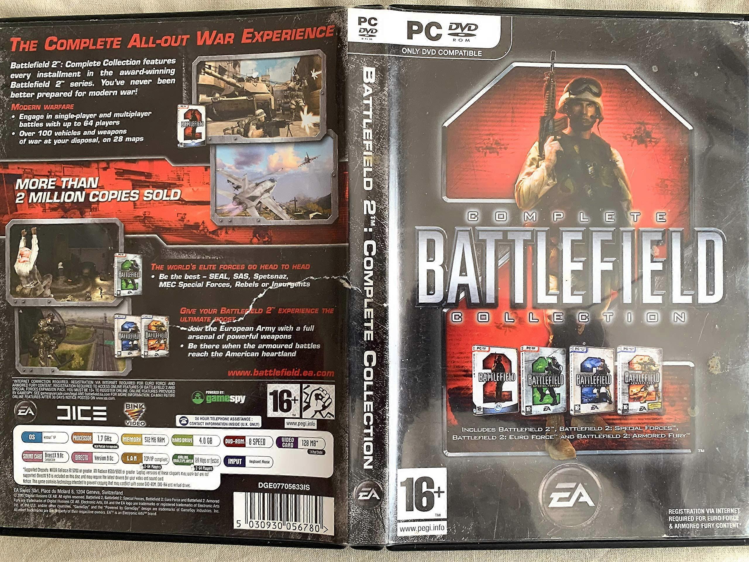 Battlefield 2: The Complete Collection (PC, DVD) - Neu & Versiegelt
