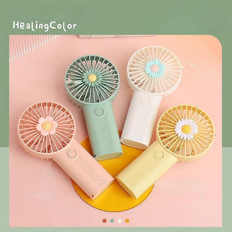 Summer Usb Small Fan Mini Handheld Small Fan Silent Rechargeable