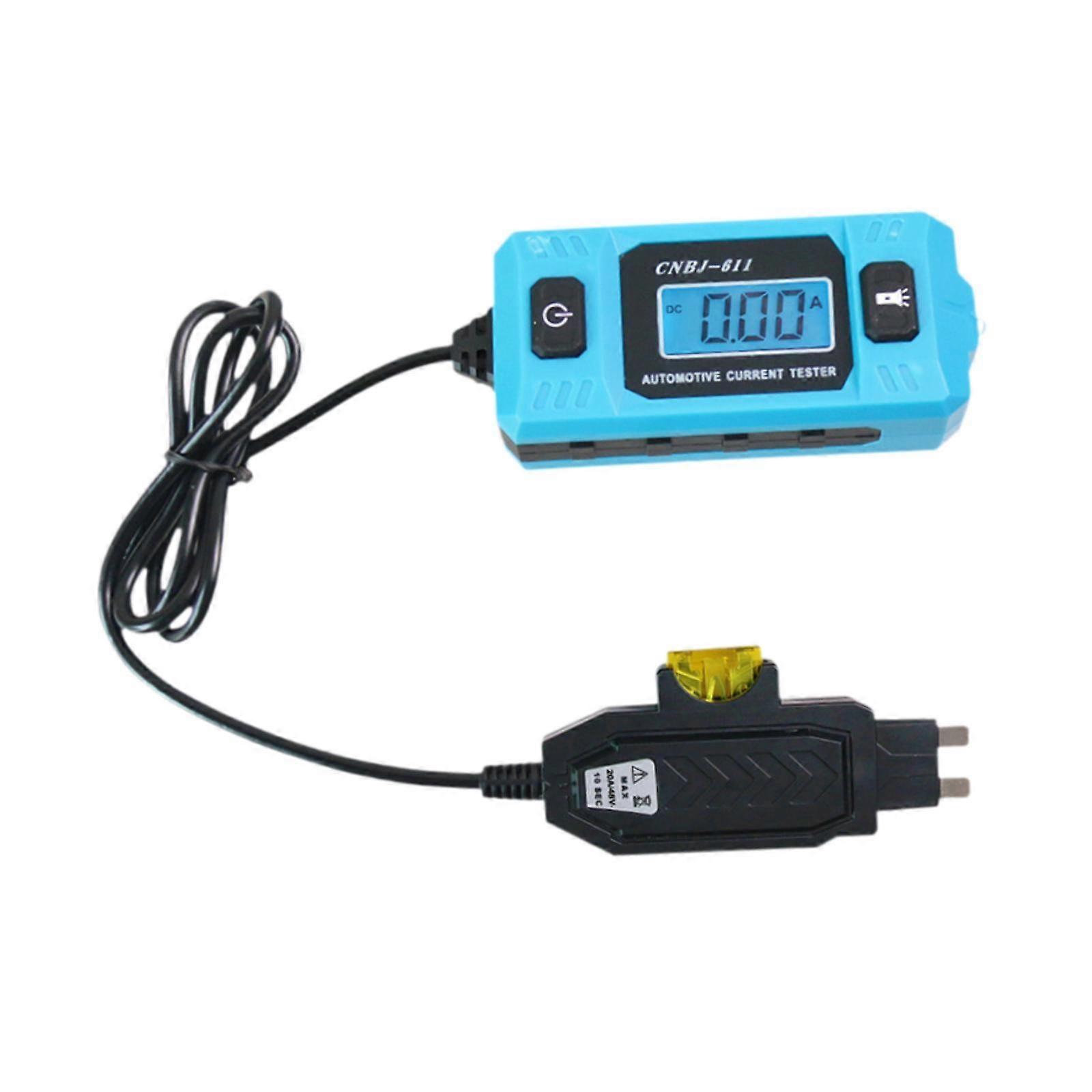 12V Car Electrical Circuit Tester 0.01~19.99A Electrical Diagnostic Tool