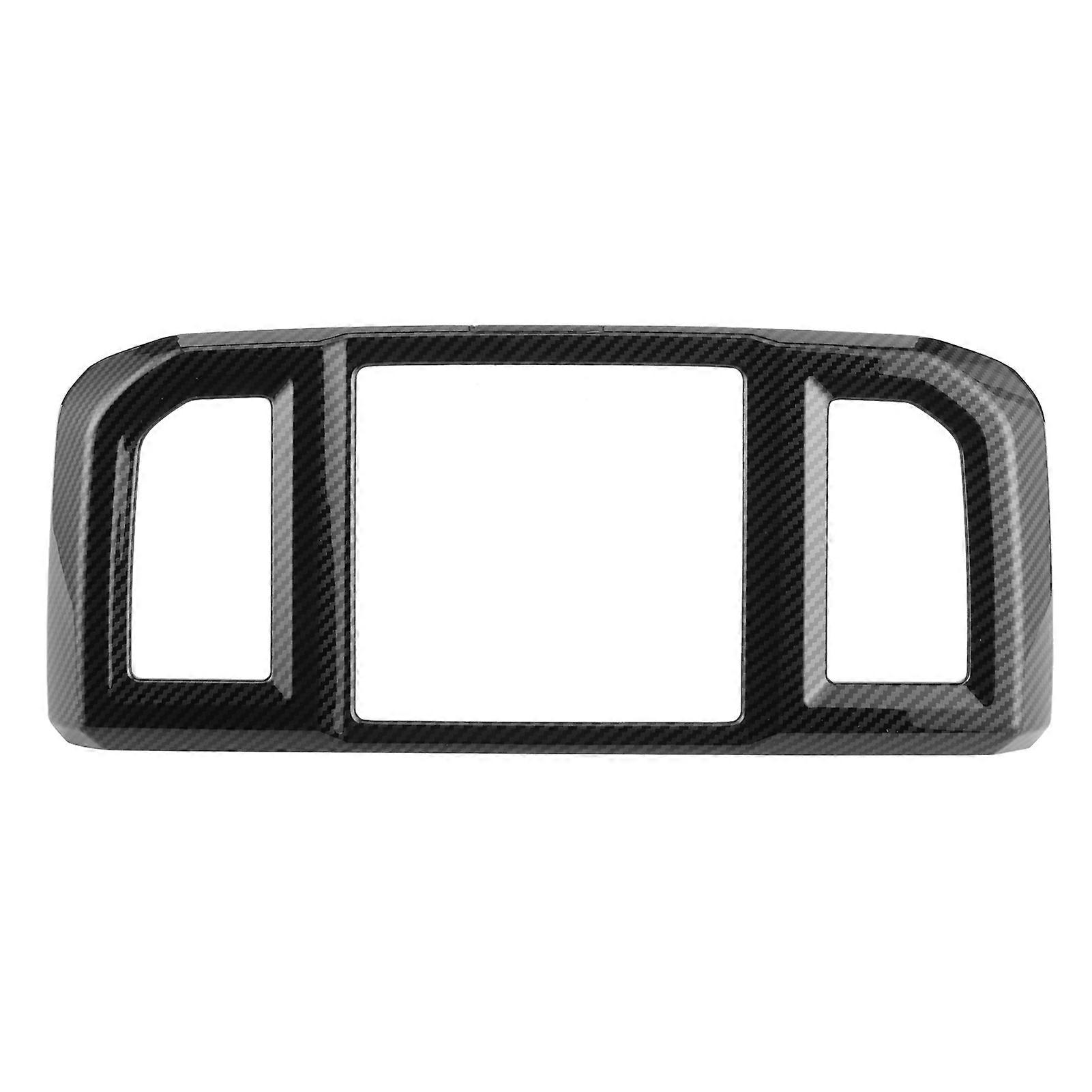 Rear Air Outlet Vent Frame Cover Carbon Fiber Style Inner Trim Fit for Ford F150 2015?2020 YEMAA