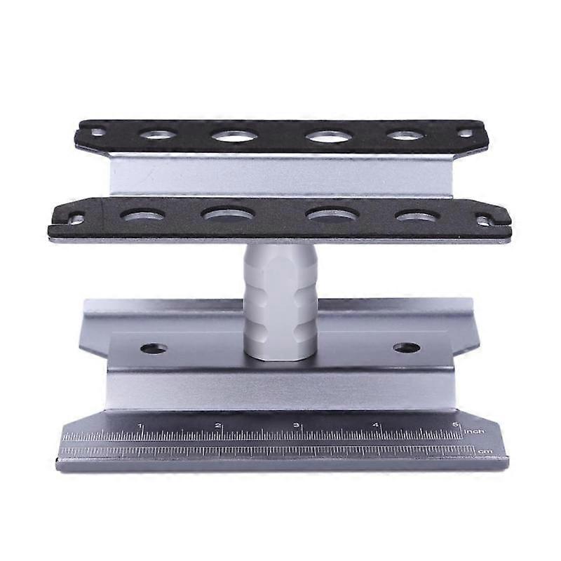Metal RC Car Workstation Work Stand Repair Rotation for 1/8 1/10 1/12 1/16 Scale Models,Grey