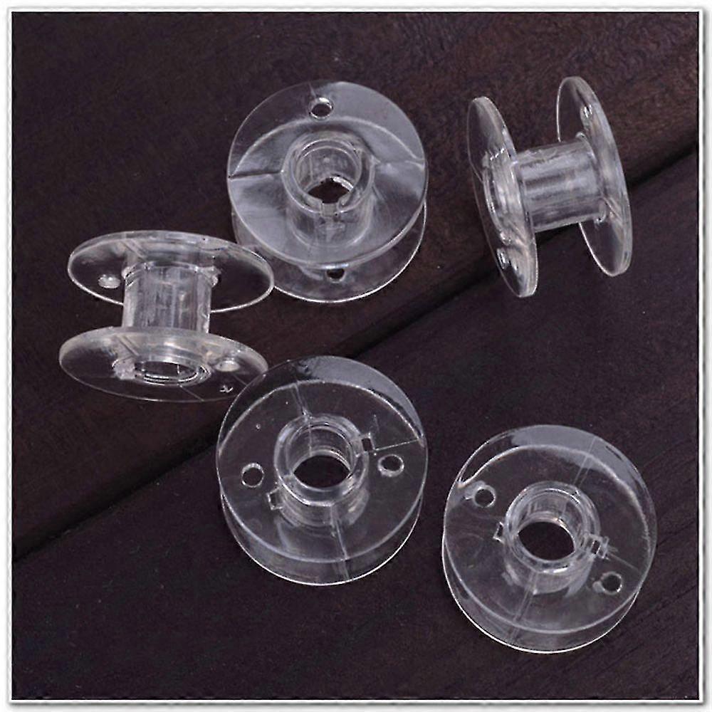 10pcs Clear Sewing Machine Bobbins Spools Empty Bobbins Spools For Thread String Hand Craft Tools Home Sewing Accessories Tools