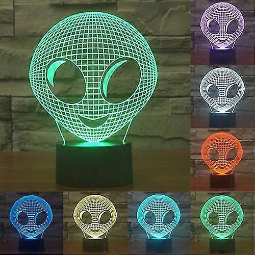 Alien Style 3d Touch Switch Control Led Light