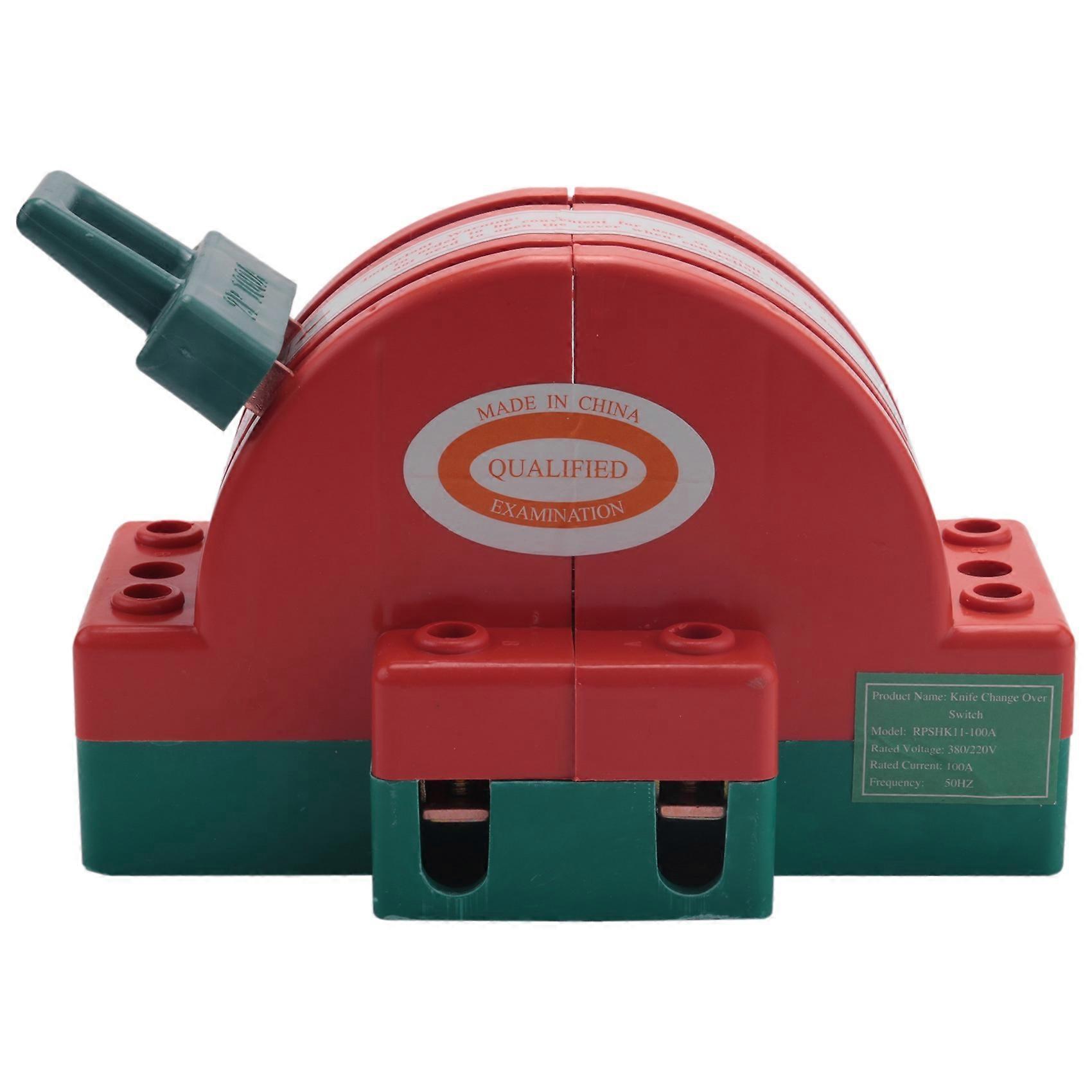 100A Two Pole Disconnect Double Throw Switch for Circuit Breaker Generator