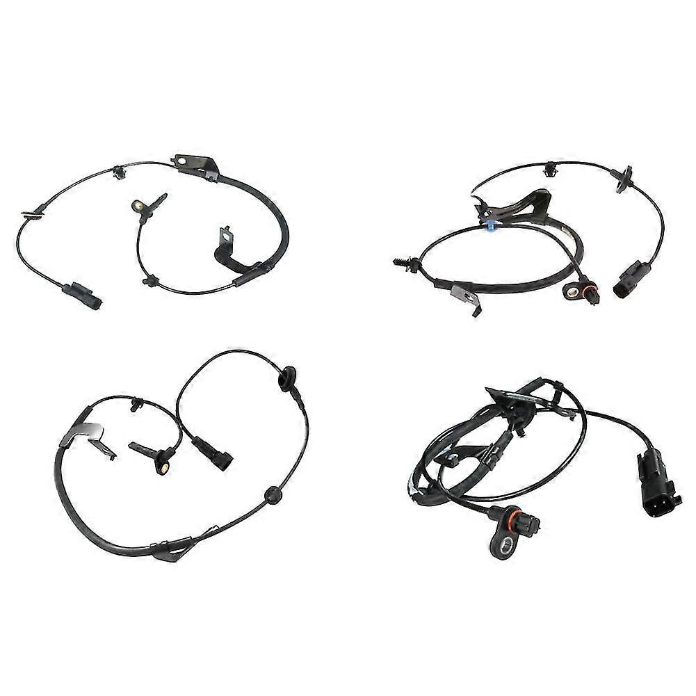 4pcs Front-rear / Left & Right Abs Wheel Speed Sensor For 09-20 Dodge