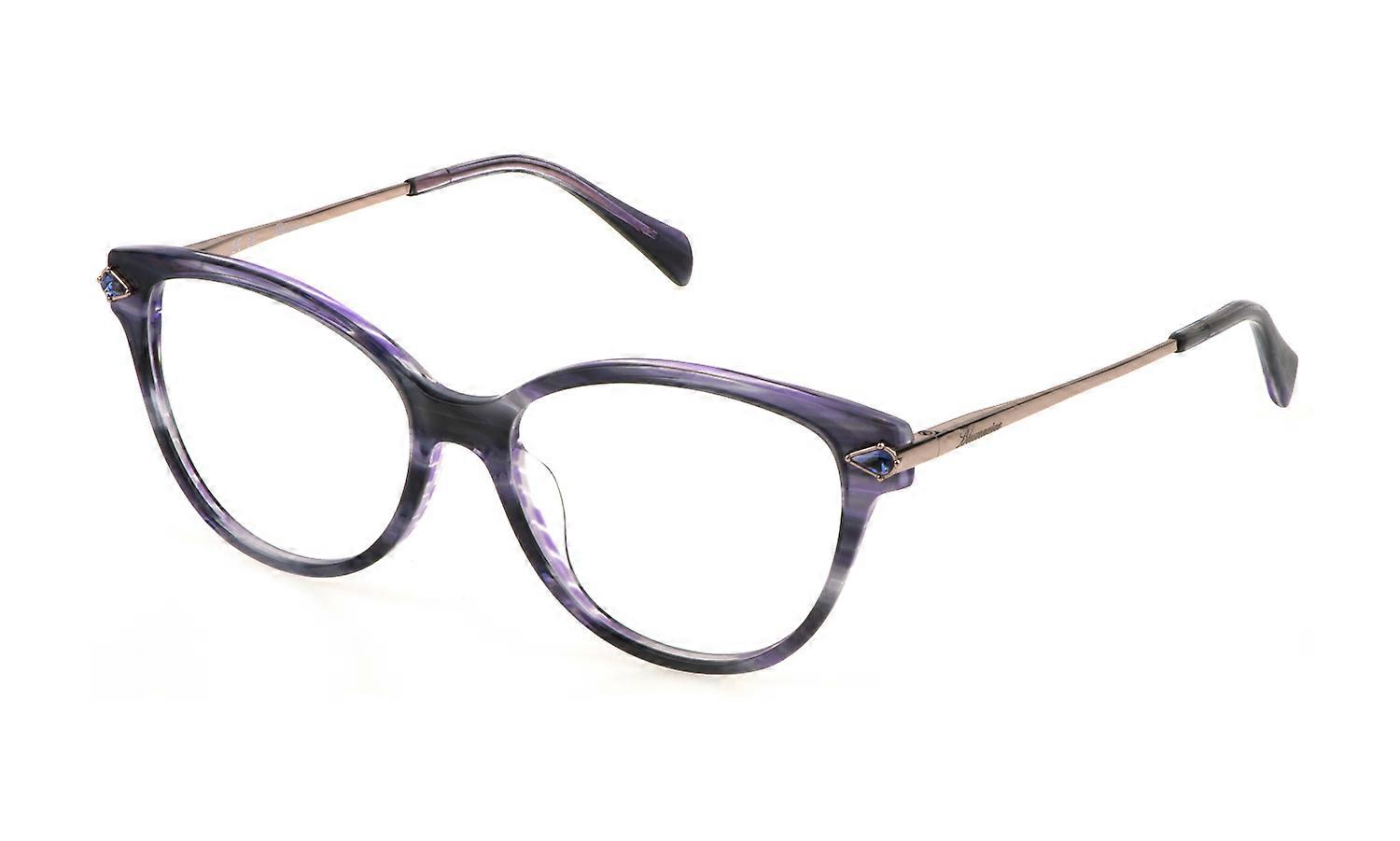 Eyewear Frames Blumarine VBM841S 09G2 STRIATO VIOLA LUCIDO 54/16/140 WOMAN