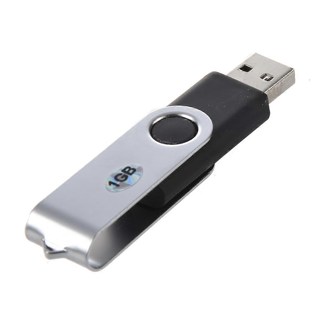1GB Black USB 2.0 Flash Memory Stick Jump Drive Fold Pen 2.17" X 0.71" X 0.24"