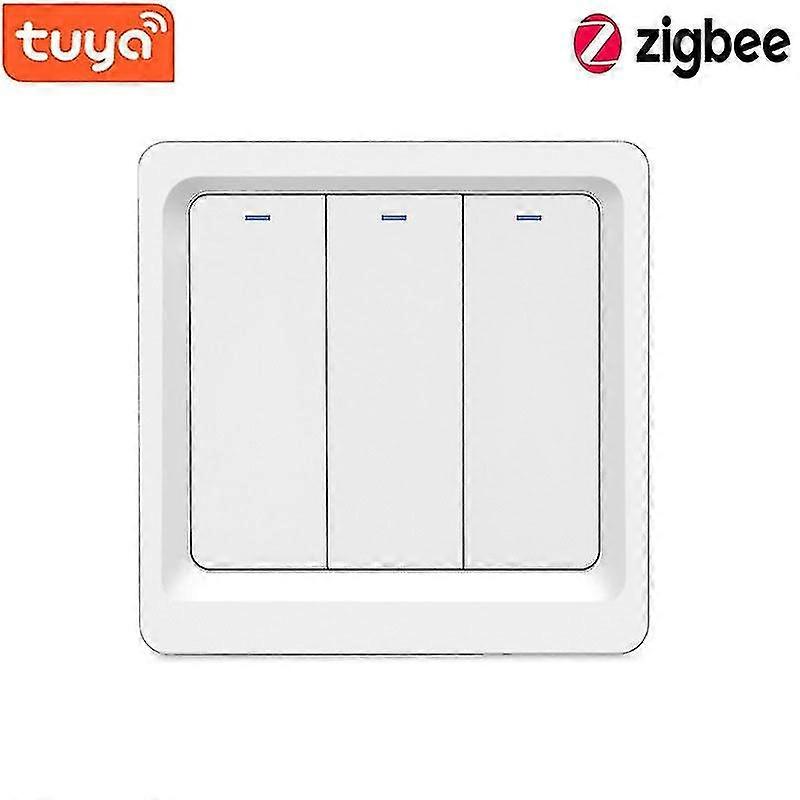 Tuya Zigbee S No Neutral Wire Required Eu 1/2/3 Gang S