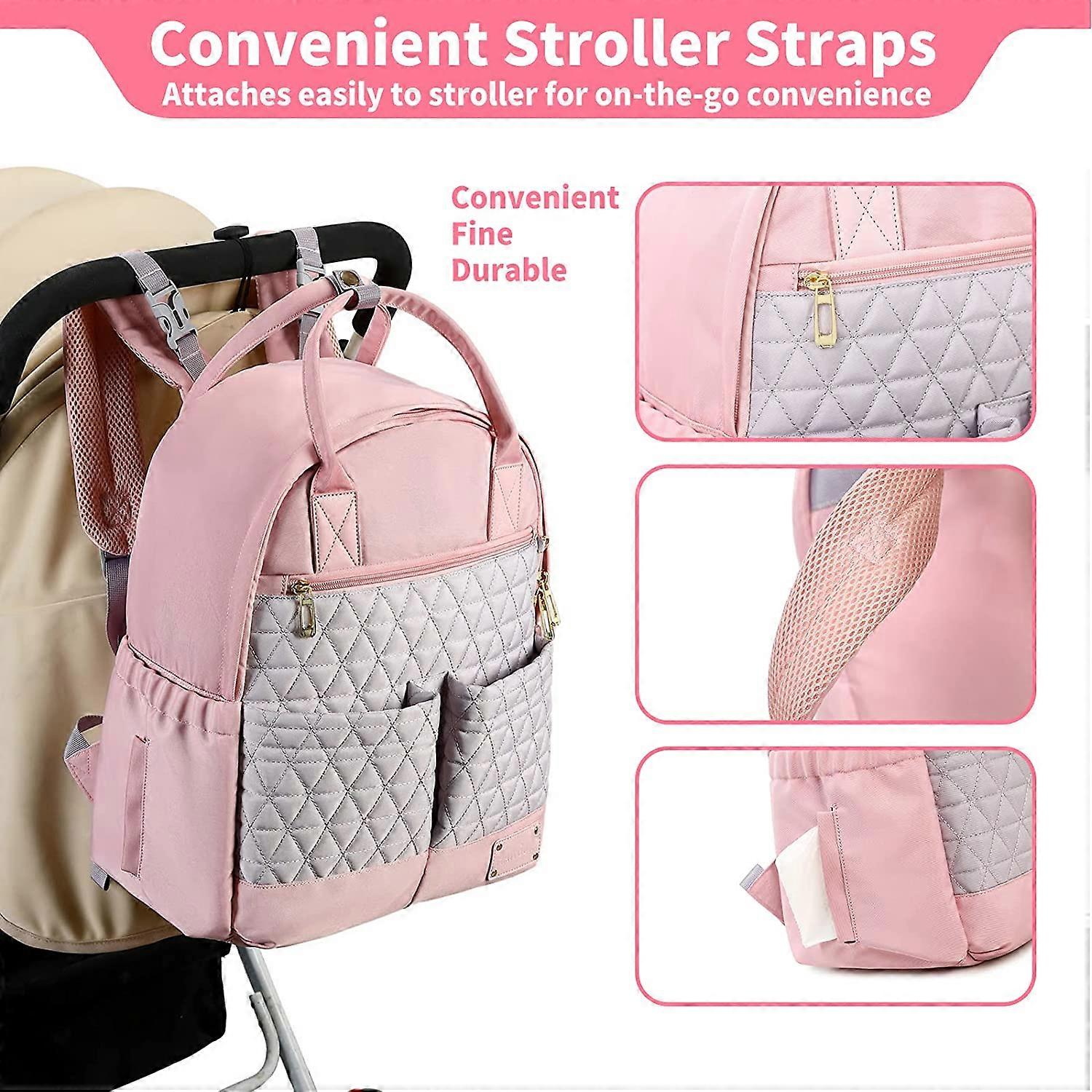 Stroller Bag Babymel Baby Changing Bags Babymel Pink Changing Bag