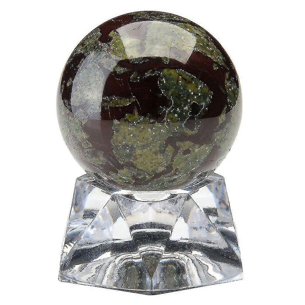 Jasper Fluorite Mst Ball Divinat Sp Sculpture With Acrylic D