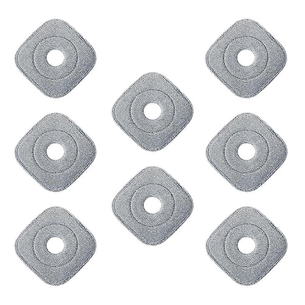 8pcs Mop Cloth For Joybos Mop Squeeze Mop Automatic Separation Rotating Cleaning Floors Mop Pads Cloth