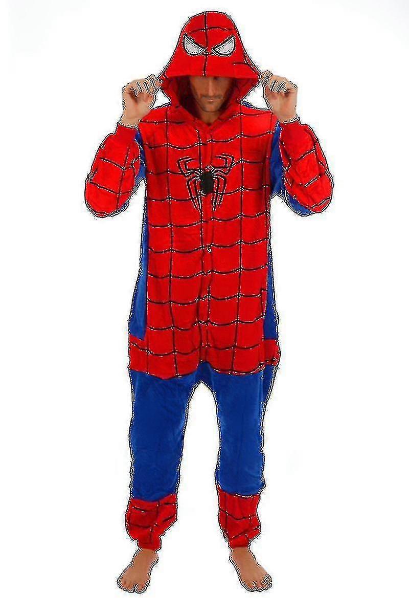 Superhero Spider Man Batman Onesiee Kigurumi Fancy Dress Costume Hoody Pyjamas Yalo