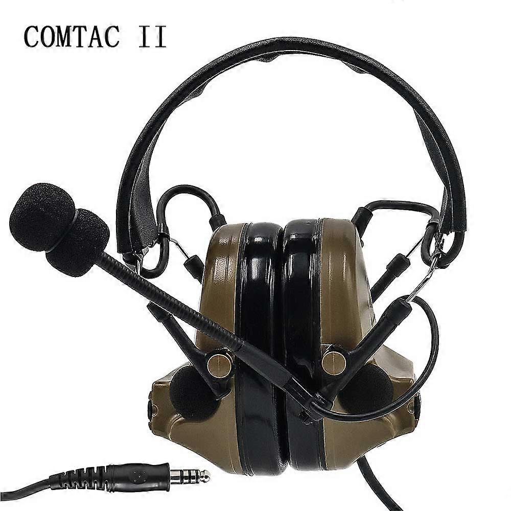 Comtac II Elektronická Taktická Sluchátka Sluch Obrana Redukce šumu Zvuk Pickup Vojenské Sluchátka Střelba Chrániče sluchu DE